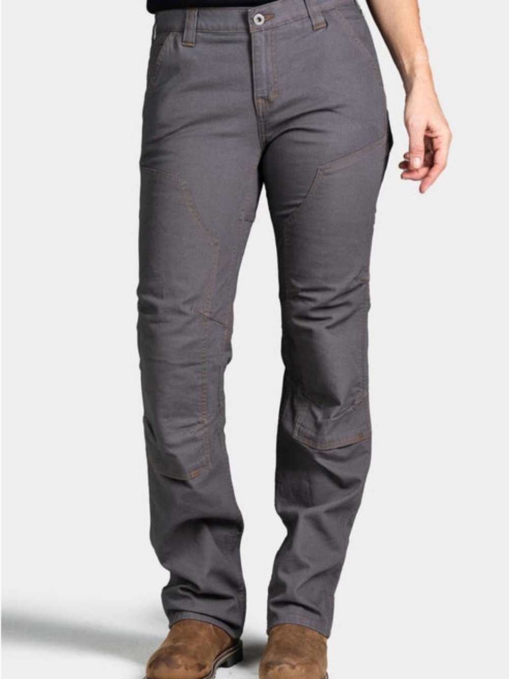 Dovetail Britt Utility Pant FR Grey Canvas size 6